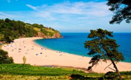 Man dies after getting into trouble off Devon coast
