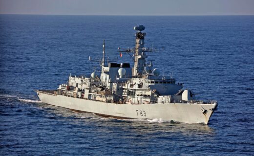 British warship drafted in to defend Ireland - but banned from entering Irish waters