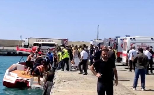 Boat with around 270 people on board capsizes off Cyprus coast as authorities launch urgent rescue mission