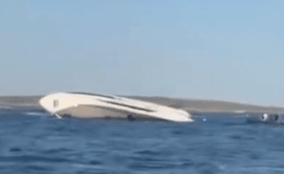 Luxury yacht worth £6.8m sinks off Italian coast just days after being delivered to owner