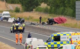 Five teenagers killed in 'horrific' wrong-way crash on motorway with child among injured