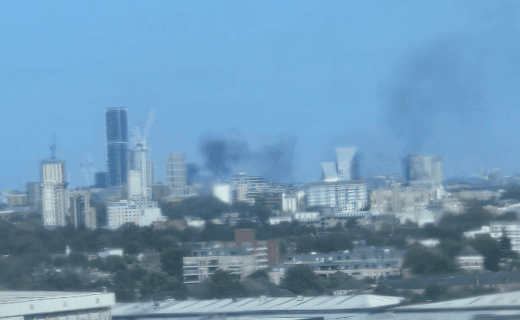 Fire near London station causes 'major disruption' for travellers as key train lines suspended