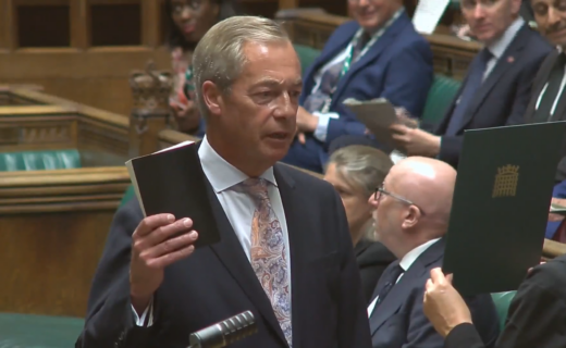 WATCH: Nigel Farage sworn in as MP with Reform UK leader returning to Parliament after Clacton by-election victory