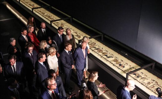 Bayeux Tapestry TORN on journey to Britain as France's culture minister gives update on priceless artwork