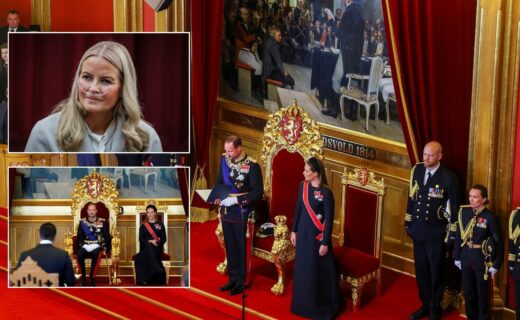 King Haakon VIII sworn in as new Queen Mette-Marit misses ceremony after 'health complications'