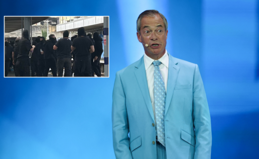 Nigel Farage calls for urgent ban on balaclavas after Dover and Portsmouth anti-migration rallies