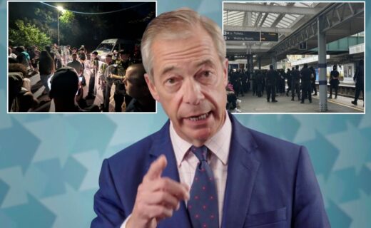 Nigel Farage calls for immediate review of asylum grants as Reform UK leader claims Britain 'on edge of civil disturbance'