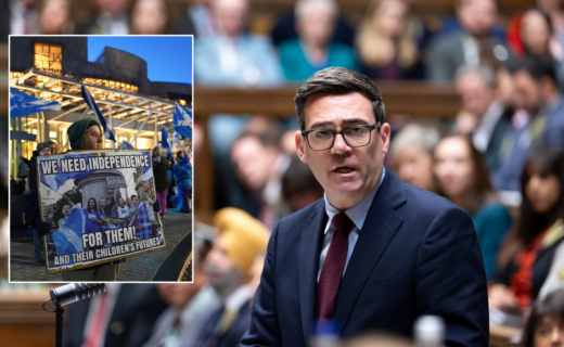Andy Burnham opens door to second Scottish independence referendum comparing it to potential Irish reunification