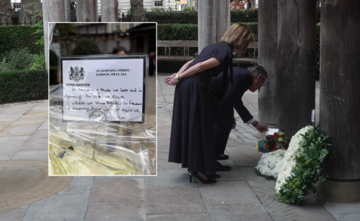 Andy Burnham leaves personal message at London 9/11 memorial as US Ambassador leads tributes on attack anniversary