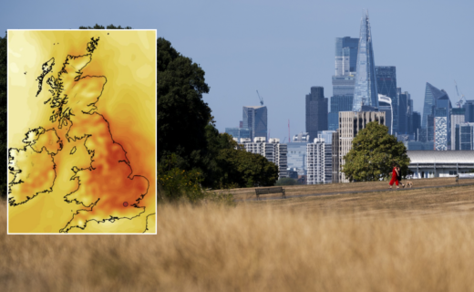 Temperatures to soar across Britain this weekend reaching 'summerlike levels'