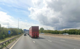 Man in critical condition after car drives WRONG way down M1 as police arrest woman and teen
