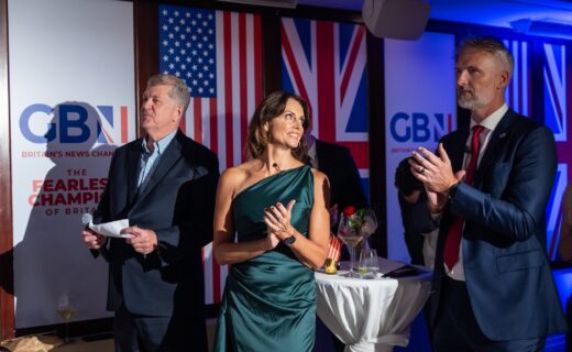 GB News celebrates one year since launch of Washington DC bureau with electric reception