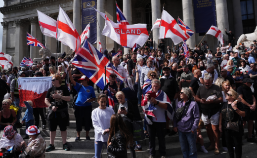 Police confirm first arrest for 'concealing identity' at Portsmouth migration protest