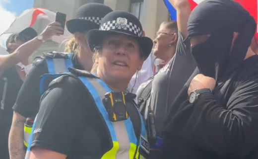 Man, 76, charged for wearing burka at Portsmouth anti-migrant demonstration
