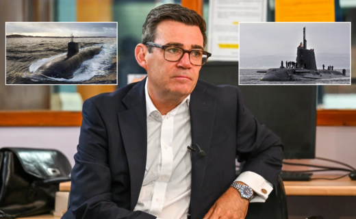Andy Burnham delays ordering new submarines for TWO years despite global threats