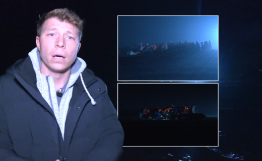 Patrick Christys catches massive migrant boat launch from Calais on camera: ‘These are your new neighbours’