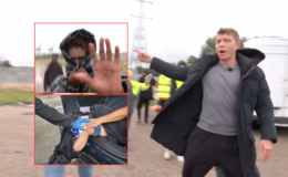 Patrick Christys attacked by migrants in terrifying Calais ambush as GB News crew forced to flee