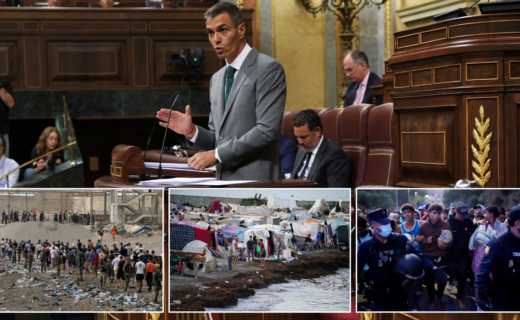 Spain preparing to house up to 10,000 migrants in Ceuta after admitting crisis may last for MONTHS