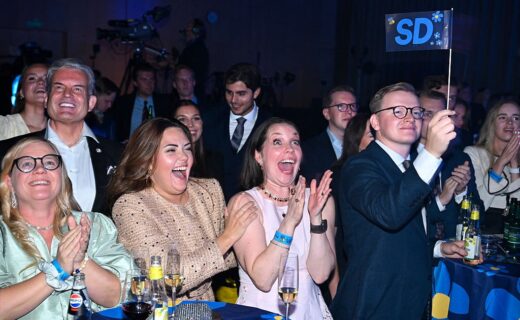 Sweden's centre-left party hangs onto razor-thin lead as election too close to call