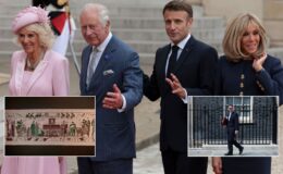 Buckingham Palace confirms historic meeting between King, Queen, Andy Burnham and Emmanuel Macron as Bayeux Tapestry comes to Britain