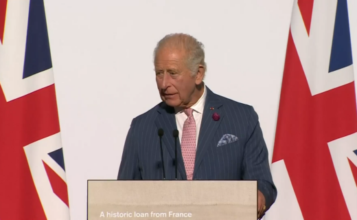 King Charles breaks into French for Emmanuel Macron as he hails Britain’s ‘shared history’ with France