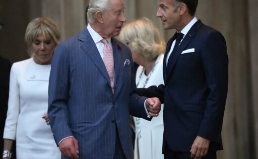 King Charles makes striking 'warriors crossing the Channel' reference in front of President Macron