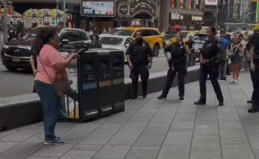 New York woman stabs two before being shot dead by police in Times Square