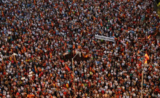 Thousands of Spanish protesters spill onto streets amid fury at Pedro Sanchez's handling of Ceuta migrant catastrophe