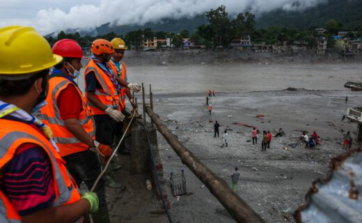 Two workers found ALIVE in tunnel nine days after devastating Nepal flash floods